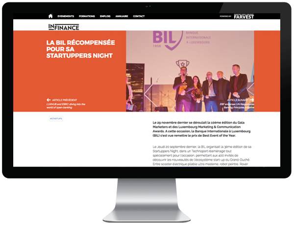 Cover InFinance  - La BIL récompensée pour sa Startuppers Night